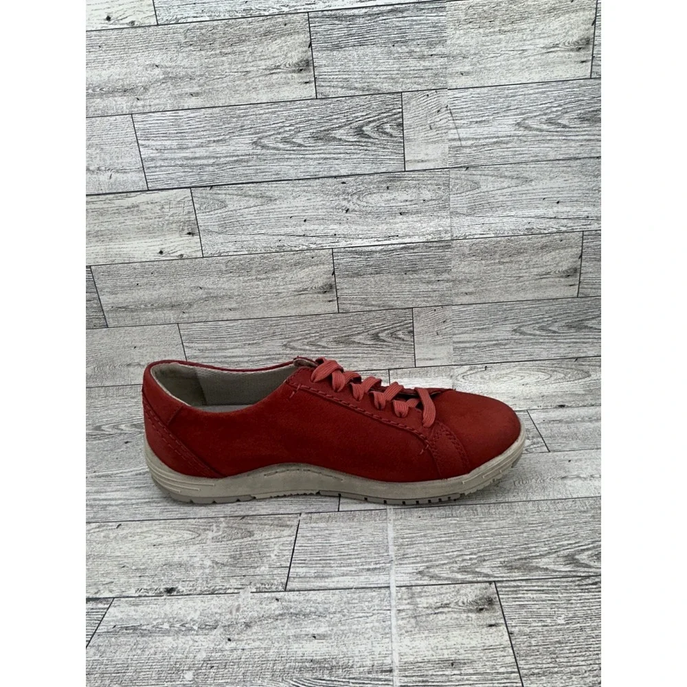 Dansko Henriette Burnt Orange Nubuck Leather Sneakers Women‎ Size EU 36 US 6